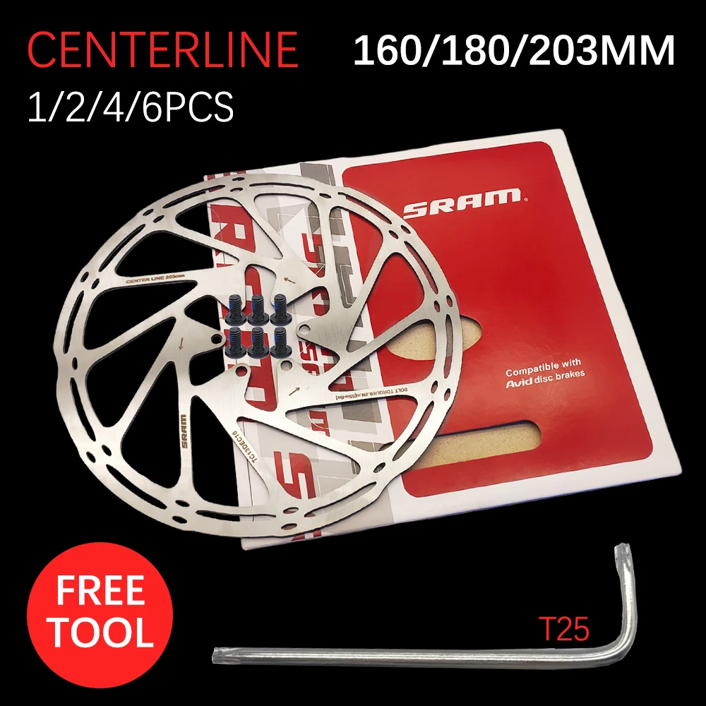 Sram AVIDバイクブレーキローター中心線160mm 180 203油圧ディスク