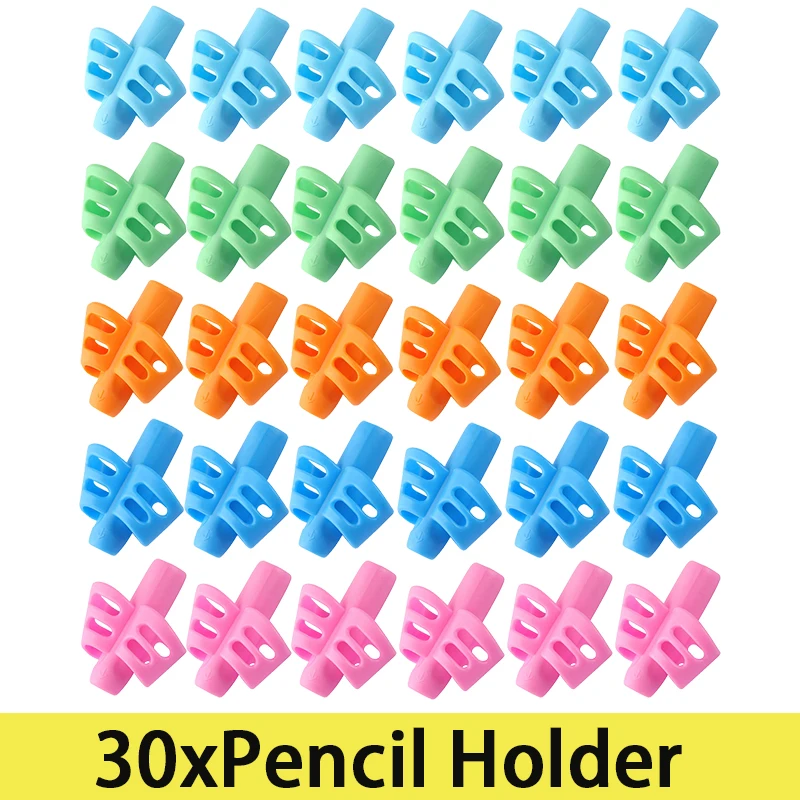 

30Pcs Children's Handwriting Pencil Holder Suitable For Beginners Preschoolers Kindergarten Children