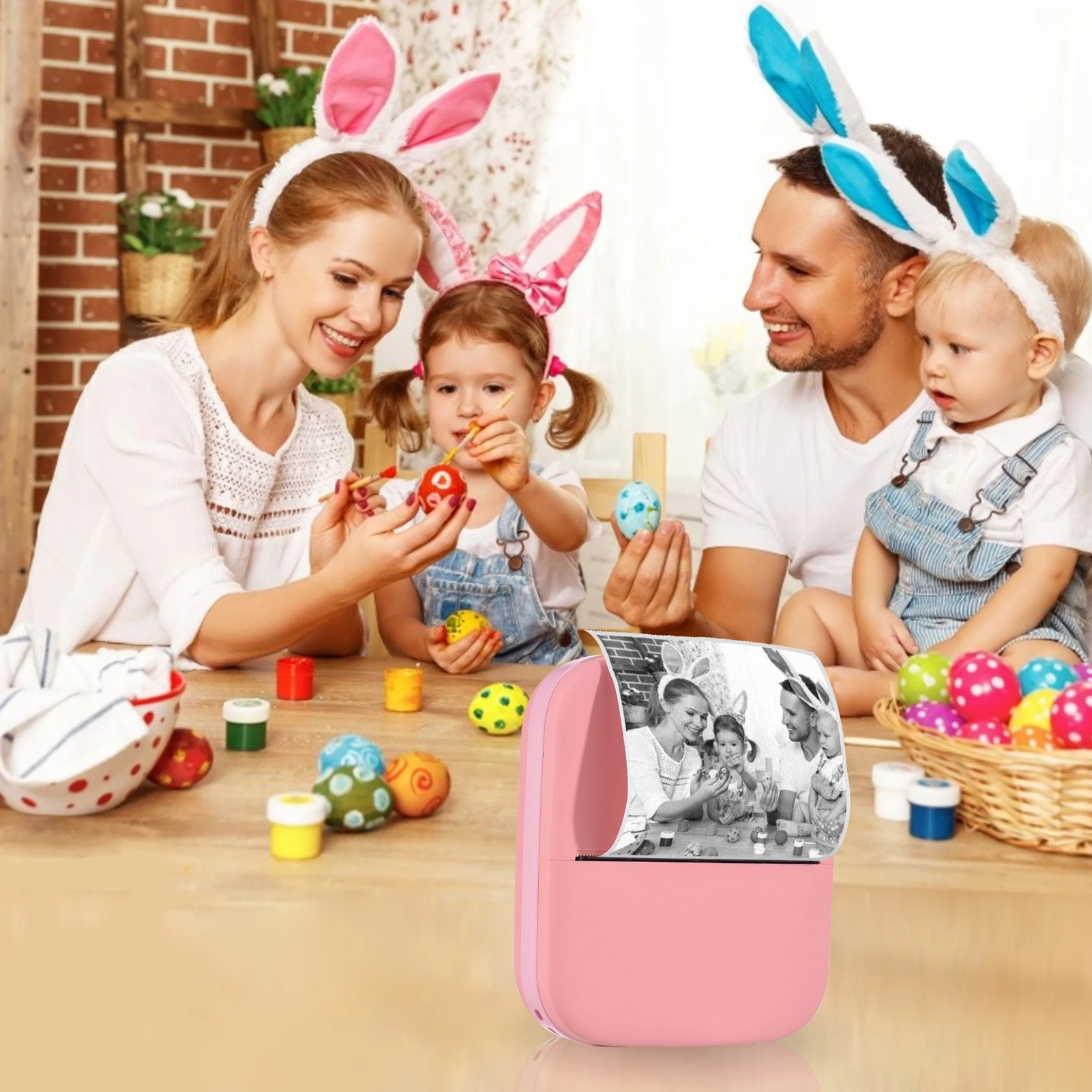 X1 Portable Mini Pocket Printer 80mm BT Wireless Thermal Photo Printer 300dpi Picture Memo Notes Lists Journal Receipt Paper Pri