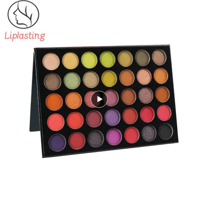 

Палетка матовых теней для век Beauty Glazed, водостойкие блестящие пигментные дымчатые тени для век, косметика, 35/18/16 цветов, TSLM1