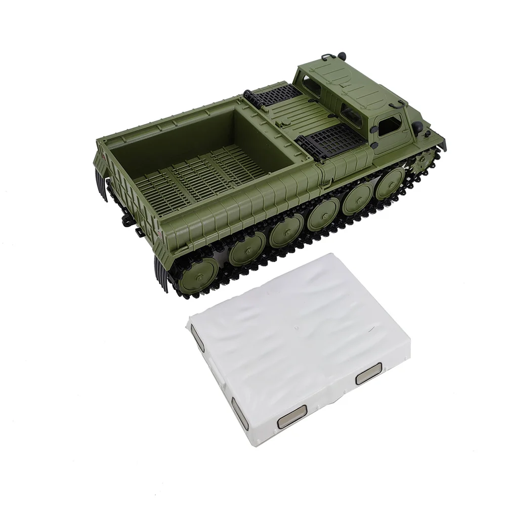 1：16 WPL E-1 Tracked Carrier Tracked Troop Carrier Simulation military remote control car GAZ-71 Vehicle for Birthday Gift Toy 5