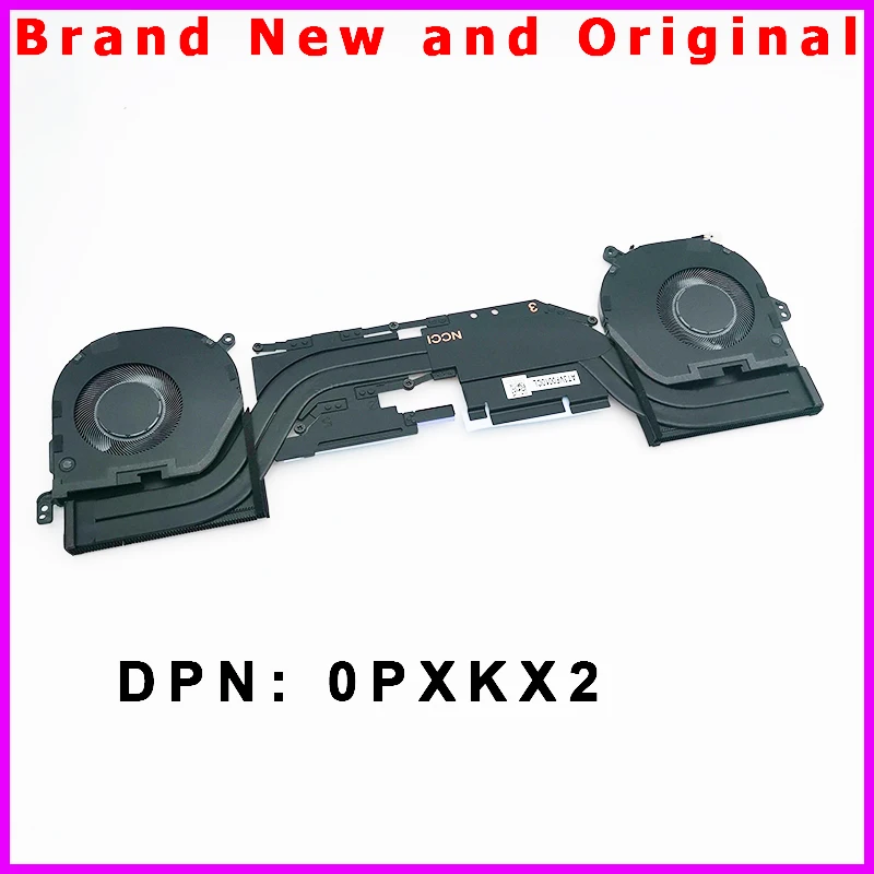 New Laptop Heatink with Fan Thermal module 0PXKX2 PXKX2 AT3VF0010CL Radiator EG50050S1-CJ60-S9A EG50050S1-CJ80-S9A