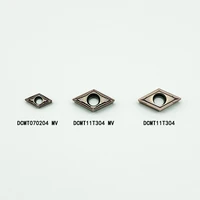 DCMT 070204   DCMT 070208   Insert de tournage DCMT11T304 DCMT11T308, Inserts en carbure DCMT, lame de tour CNC pour coupe-tour en acier inoxydable 4