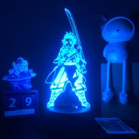 Demon Slayer lampada da tavolo Tanjiro Nezuko e altri 12