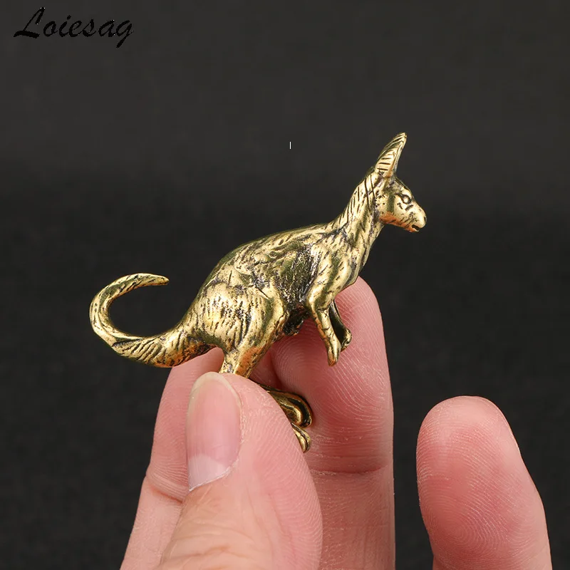 2023 New Kangaroo Brass Ornaments Fun Antique Play Tea Pet Decorazione Da Tavolo Venduta Bene Su Ebay Aliexpress