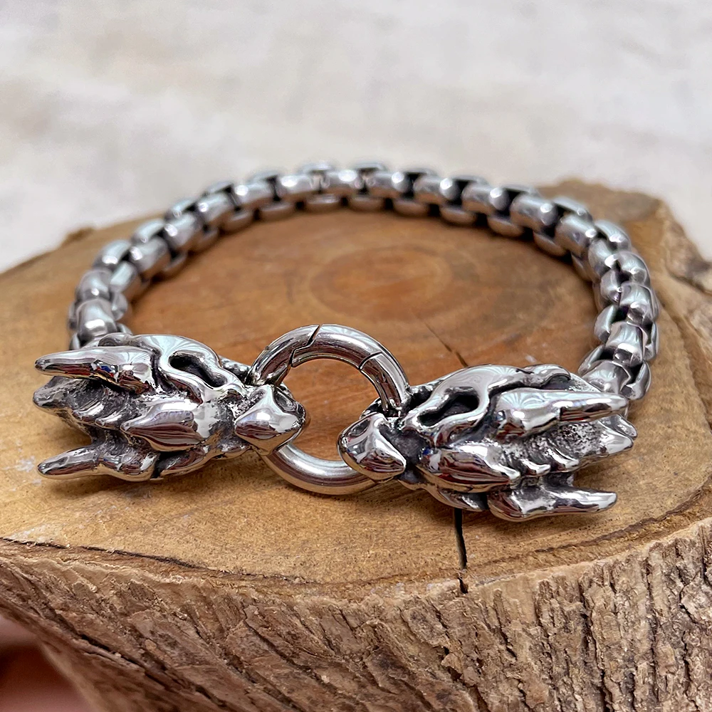 Tribal Dragon Kada Bracelet for Men- Mesmerize India