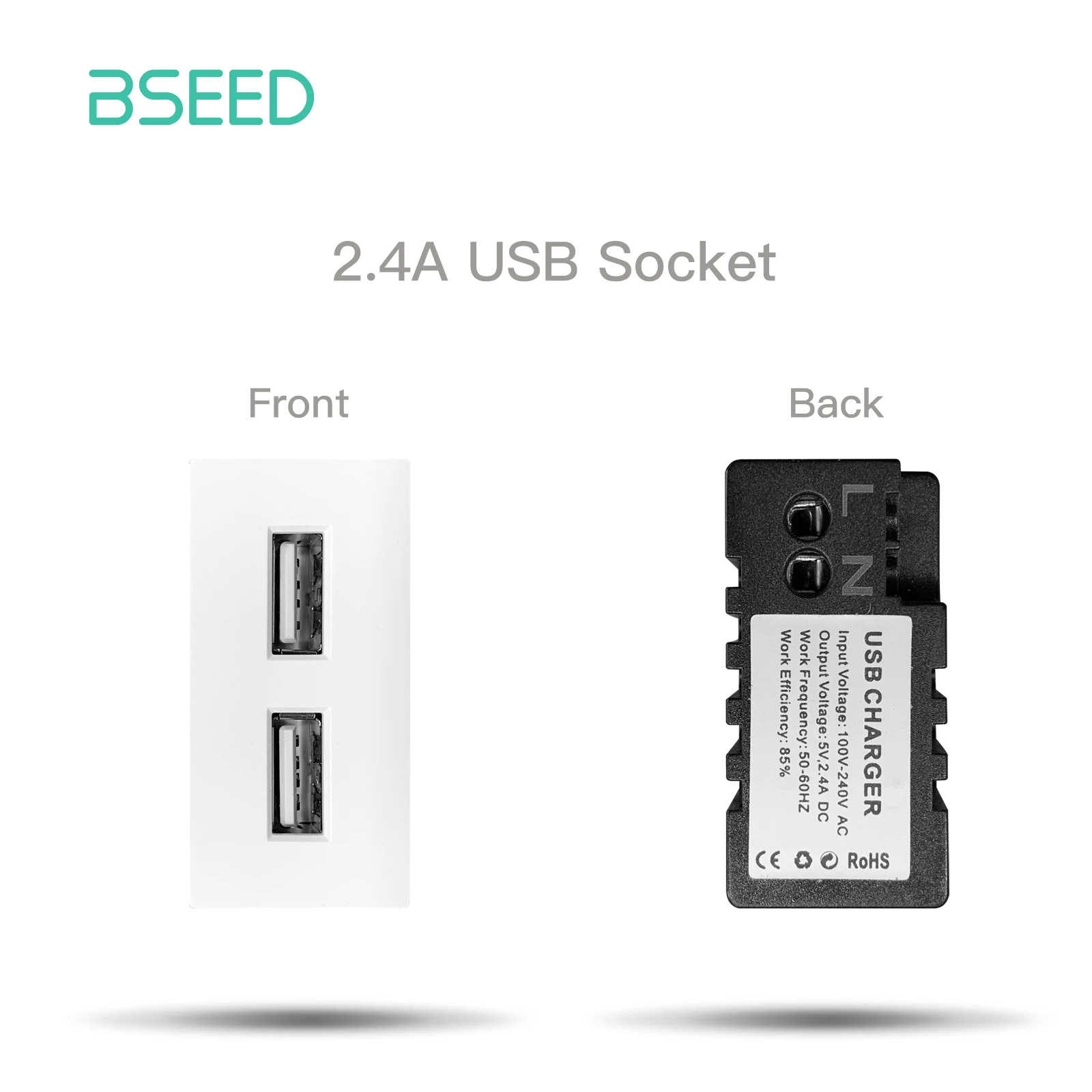 USB Socket White