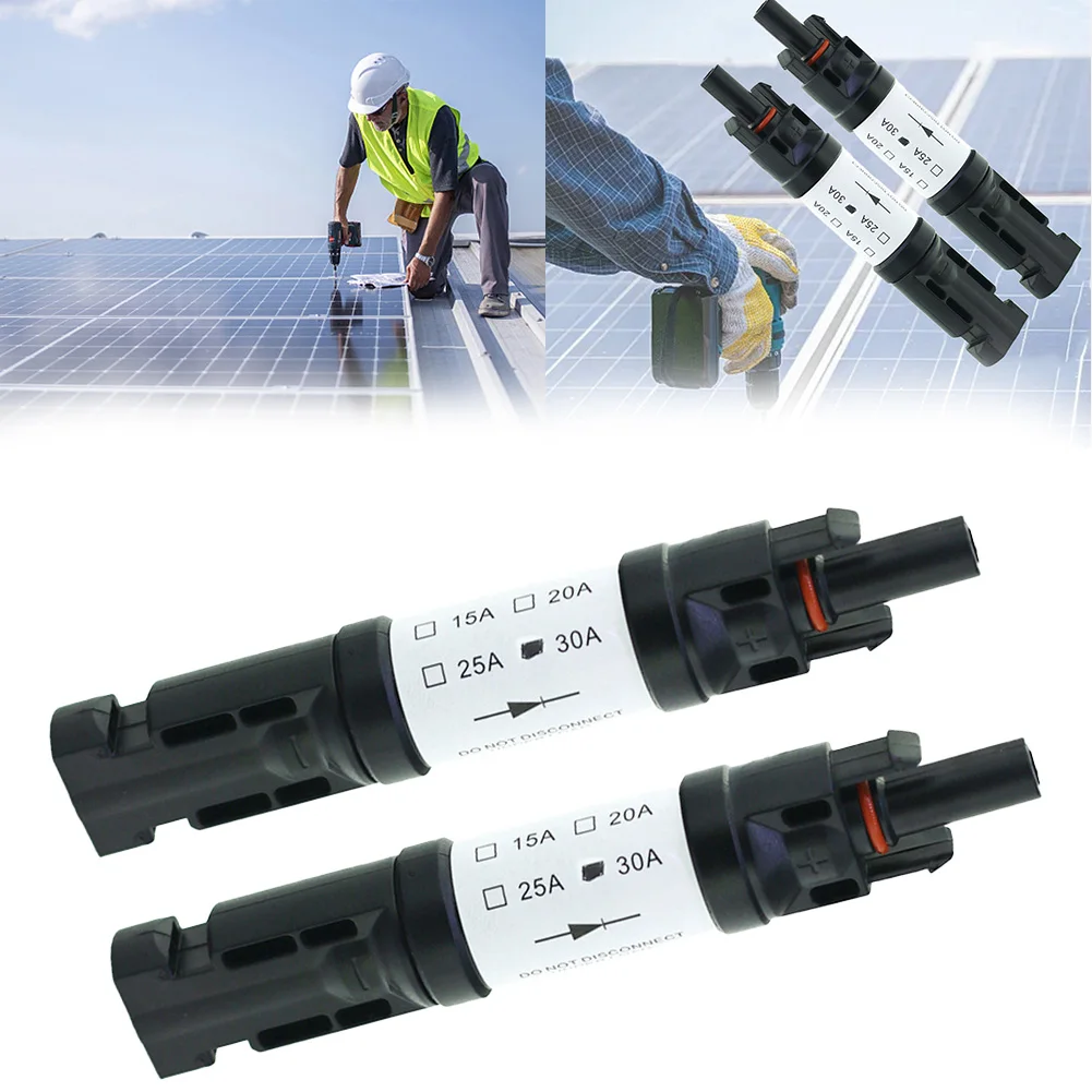 Connecteur Diode Panneau Solaire Connecteur Solaire PV 30A 1000V IP67 - Mâle/Femelle Dewin Système Photovoltaïque Connecteur Diode Panneau Solaire Connecteur Solaire PV 30A 1000V IP67 - Mâle/Femelle Dewin Système Photovoltaïque