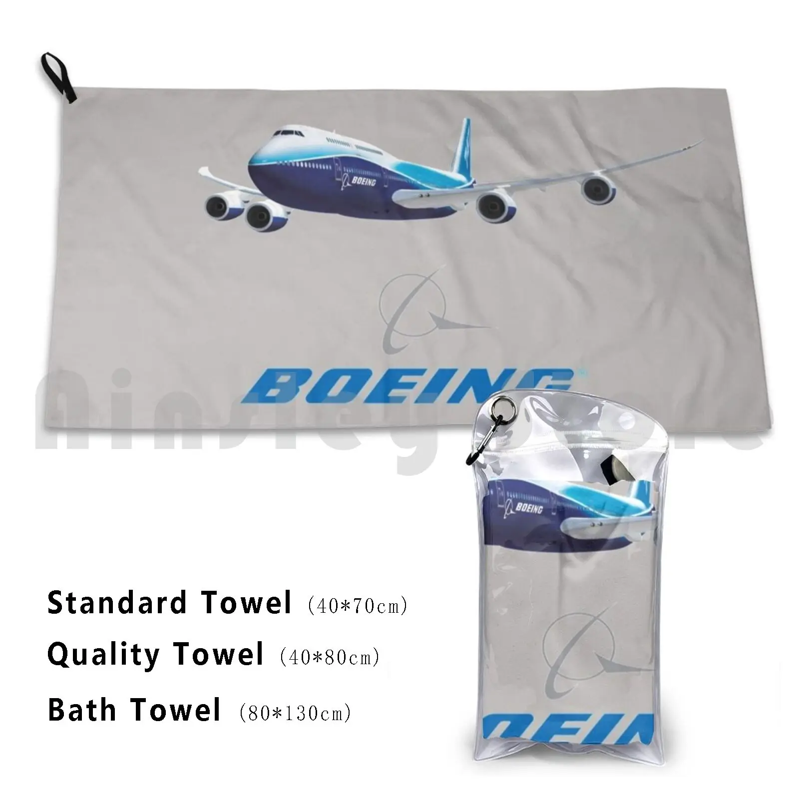 Boeing Bath Towel Beach Cushion Boeing 727 737 747 757 767 787 Plane
