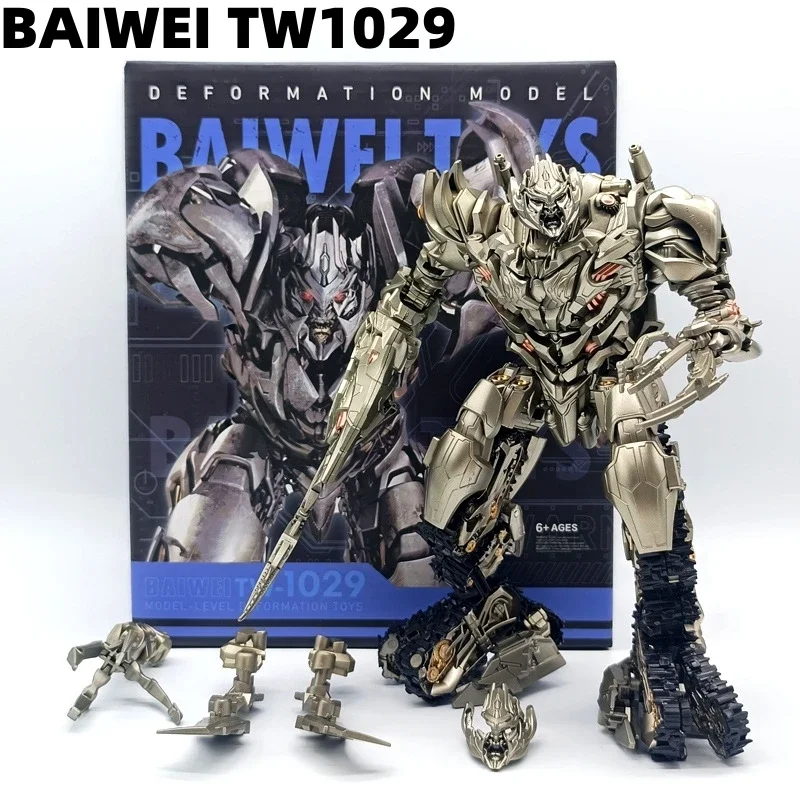 Фото _ Baiwei Tw1029 Фигурка-трансформер Megatank из фильма Megatank с металлическим покрытием, студийная серия Ko Ss13, экшн-фигурка, игрушки в подарок №1
