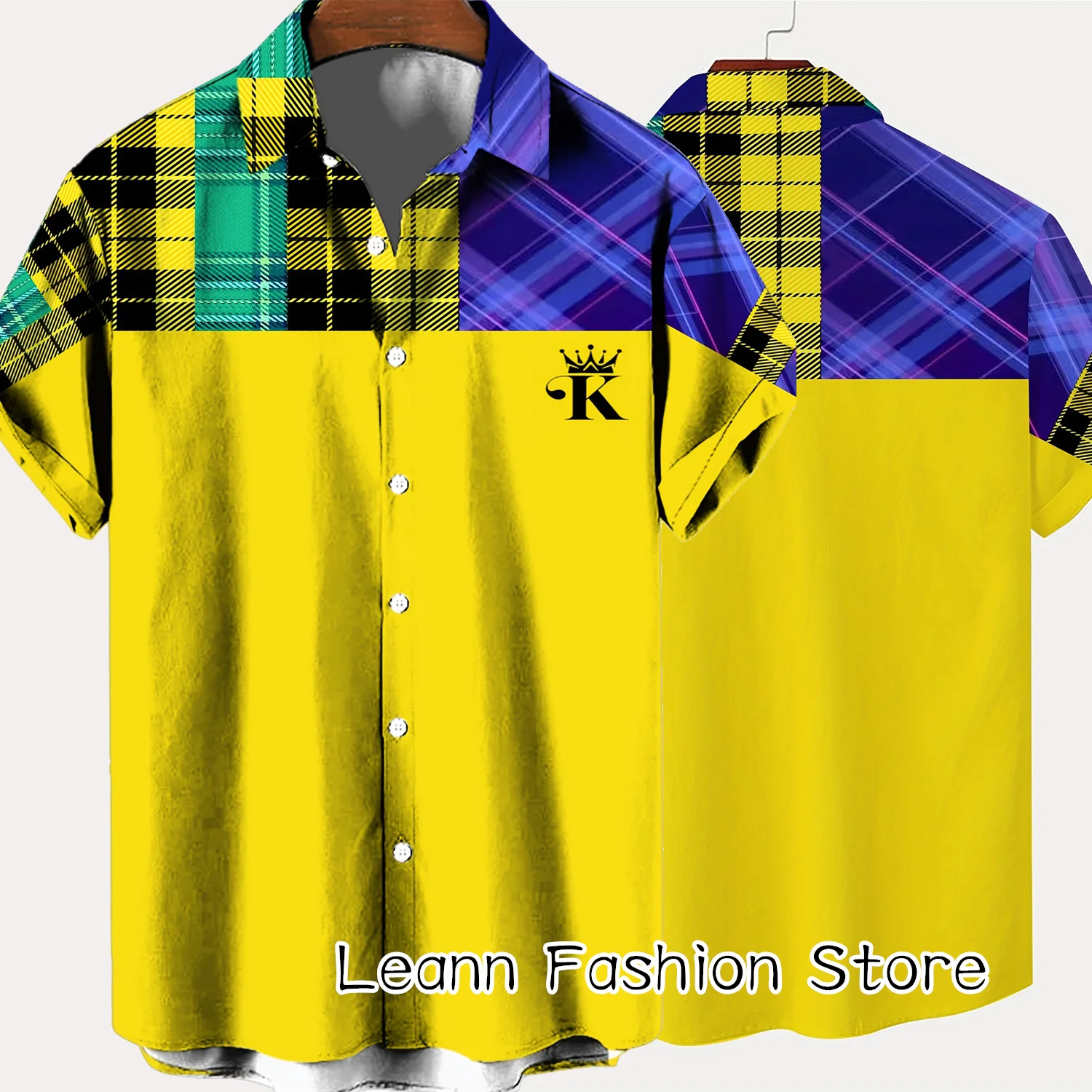 Рисунок 5 - Рубашка мужская пляжная с коротким рукавом