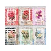 30Pieces lace Decorative lace Notebooks handbook materials Scrapbooking Cut Writing 180*115mm Material book Checkered 4