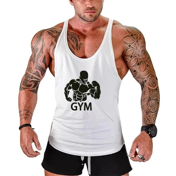 Men's Stringer Vest - Cotton, Breathable | Sleeveless for Bodybuilding, Gym, Strength Training 1