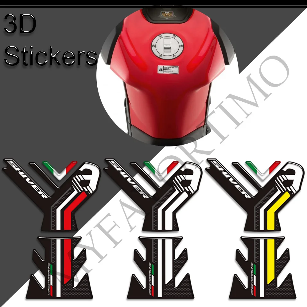 For Aprilia SL 750 900 Shiver Motorcycle Tank Pad TankPad Grips Gas Fuel Oil Kit Knee Stickers Decals Protector