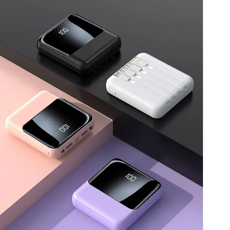 Comes with A 4-wire Power Bank,100000mAh,Large Capacity Fast Charging, Flash Charging, Ultra-thin, Universal Mobile Power Supply 4 S4ed12d14abae4f1db45790f18812ecf0V