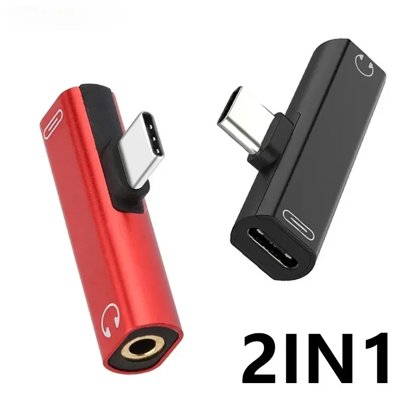 USB Type C To 3.5mm Audio Adapter Converter For Sumsang Redmi Poco Pixel