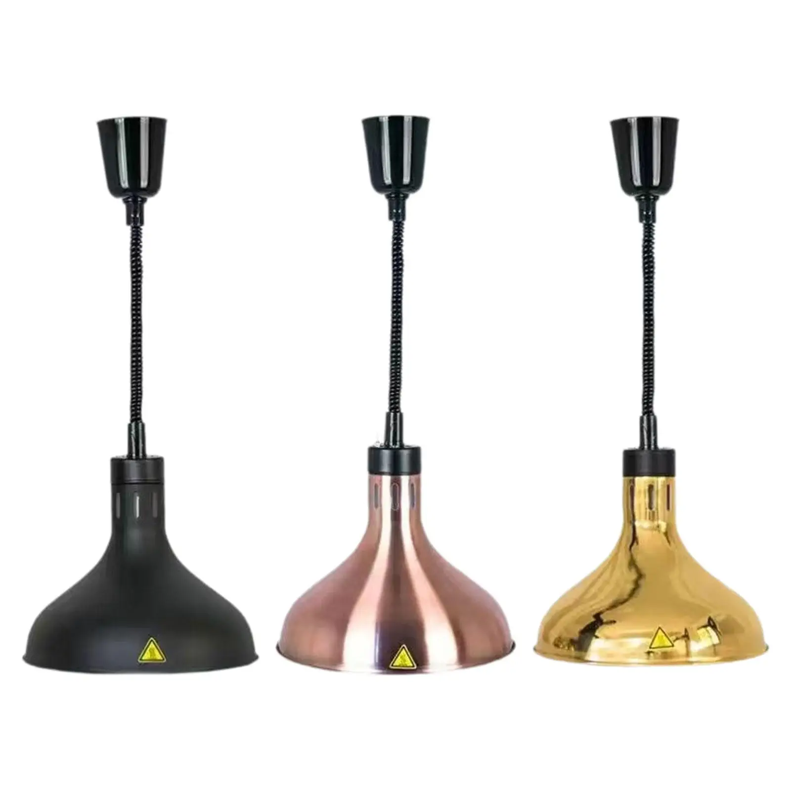 음식 가열 램프 다용도 E27 스테인리스 스틸 조절식 뷔페 가열 램프 (카페테리아, 따뜻한 음식, 치킨, 주방, 바베큐용)