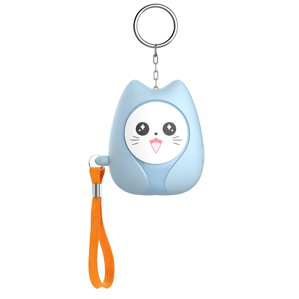 Anti-Attack Self-Defense Alarm Compact and Portable 130dB Loud Rechargeable Battery Personal Alarm Keychain