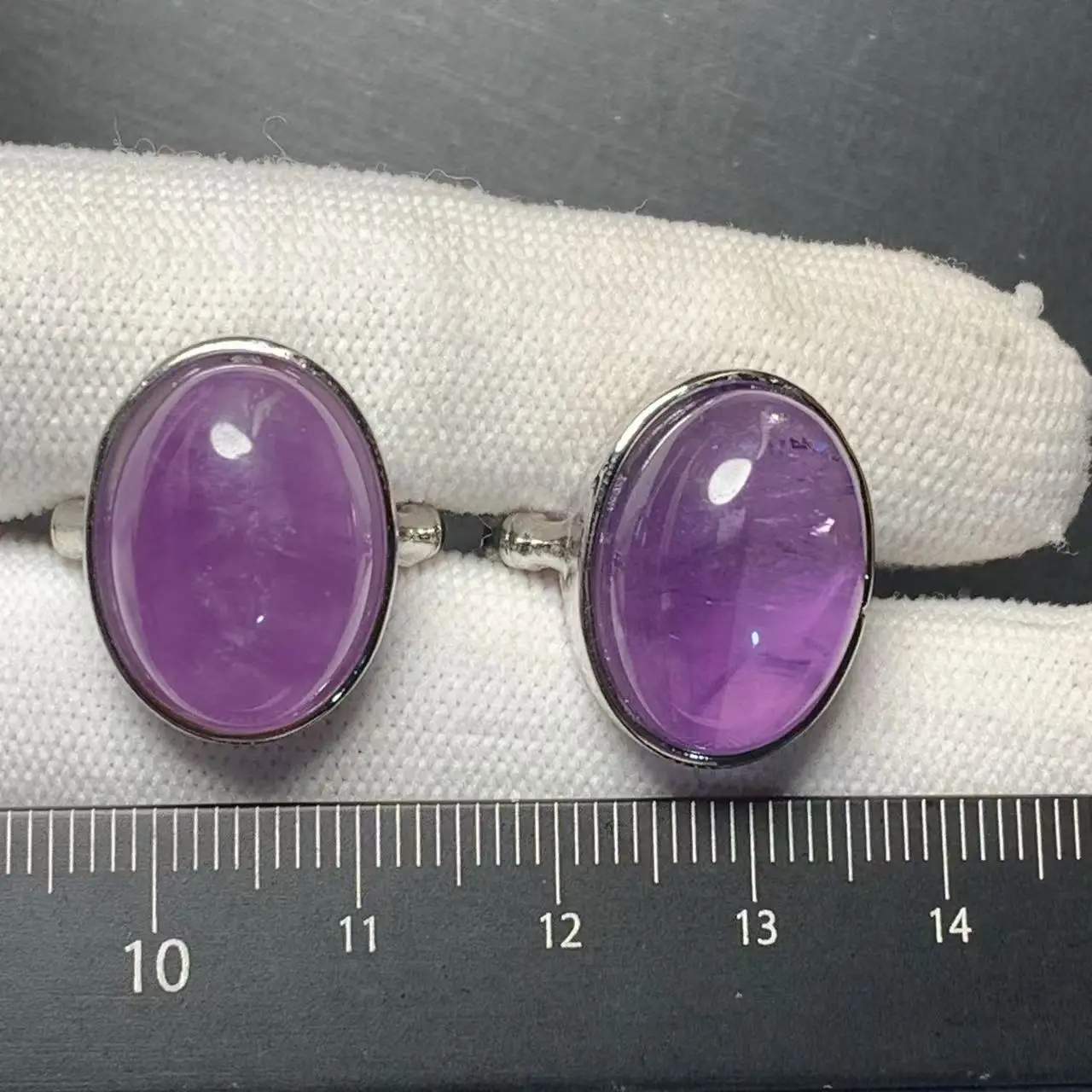 Natural Amethyst Ring Stone Female Handmade Rings Jewelry for Women Gift Purple Flower