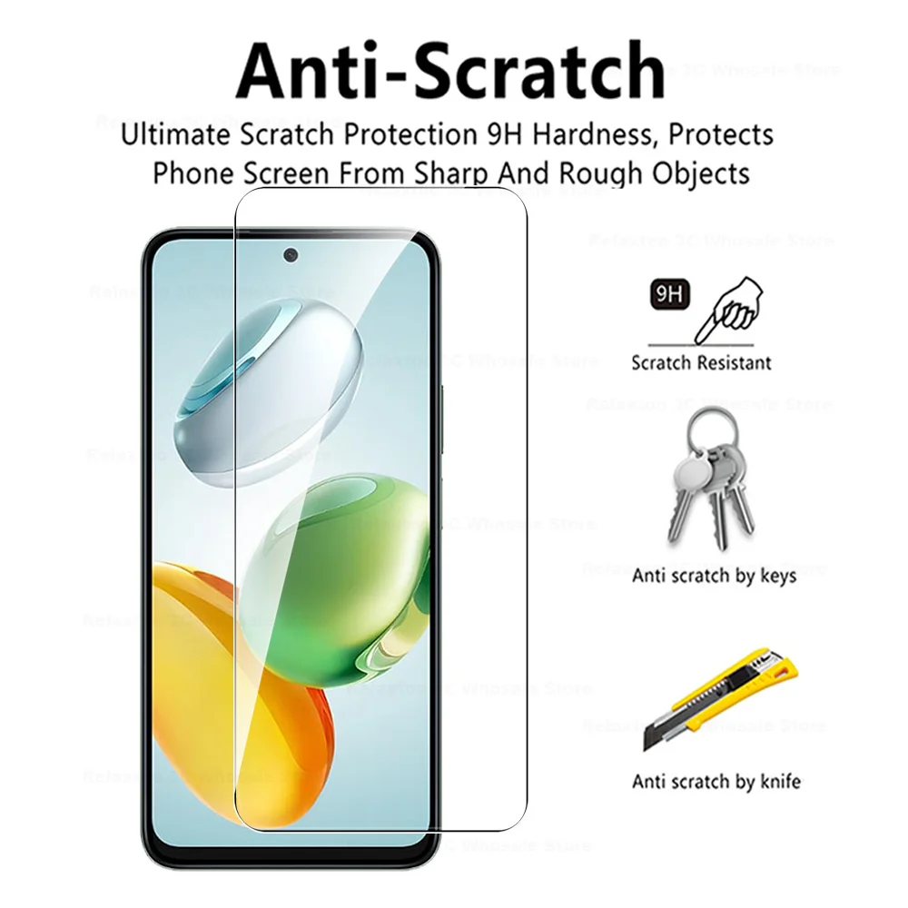 Premium Clear Tempered Glass Screen Protector - 2 Pack