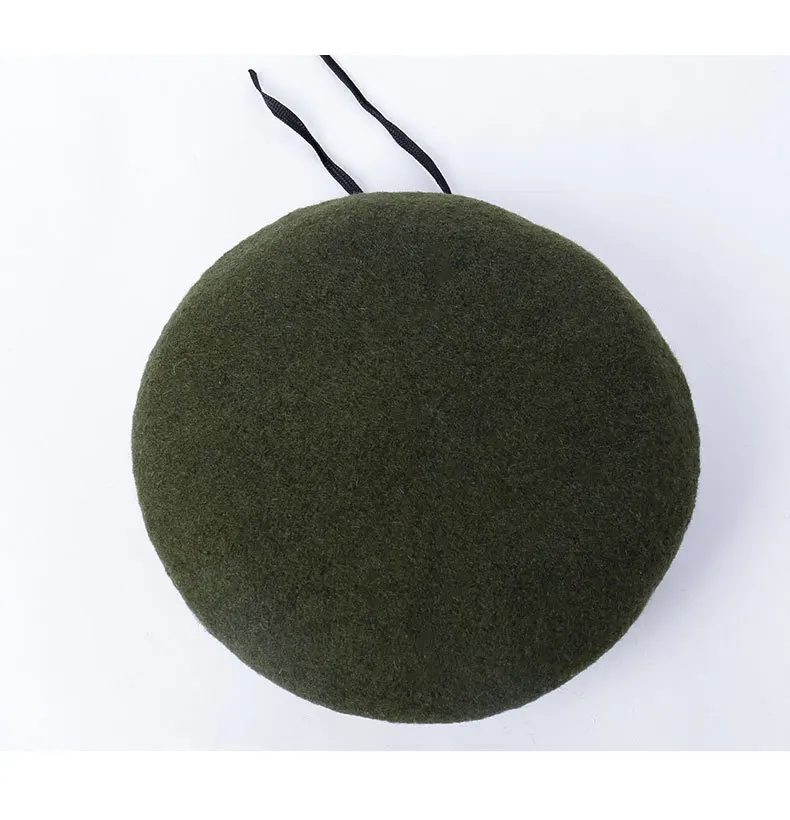 Classic Soviet Special Troops MVD Beret Hat Russian Special Police Wool Headdress for Men 60cm 5