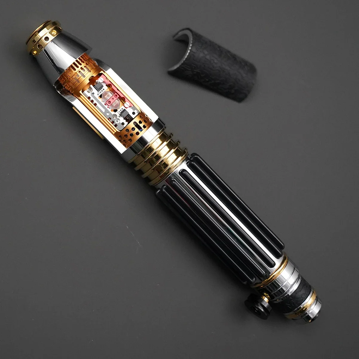 

Световой меч 89sabers Mace Windu Neopixel со съемным шасси, металлическая ручка с кристальной камерой, игрушки для косплея