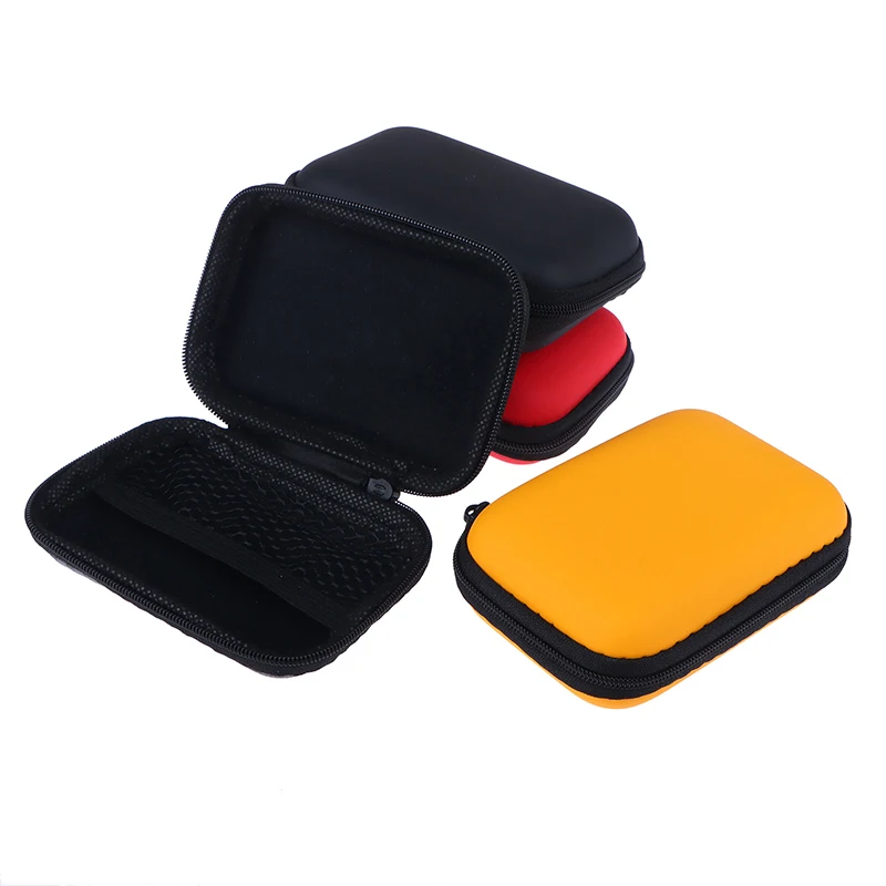 1Pc Mini Camera Case Bag Multi-functional Earphone Bag Video Waterproof Digital Portable Hard Bag EVA Storage Box Storage Bag