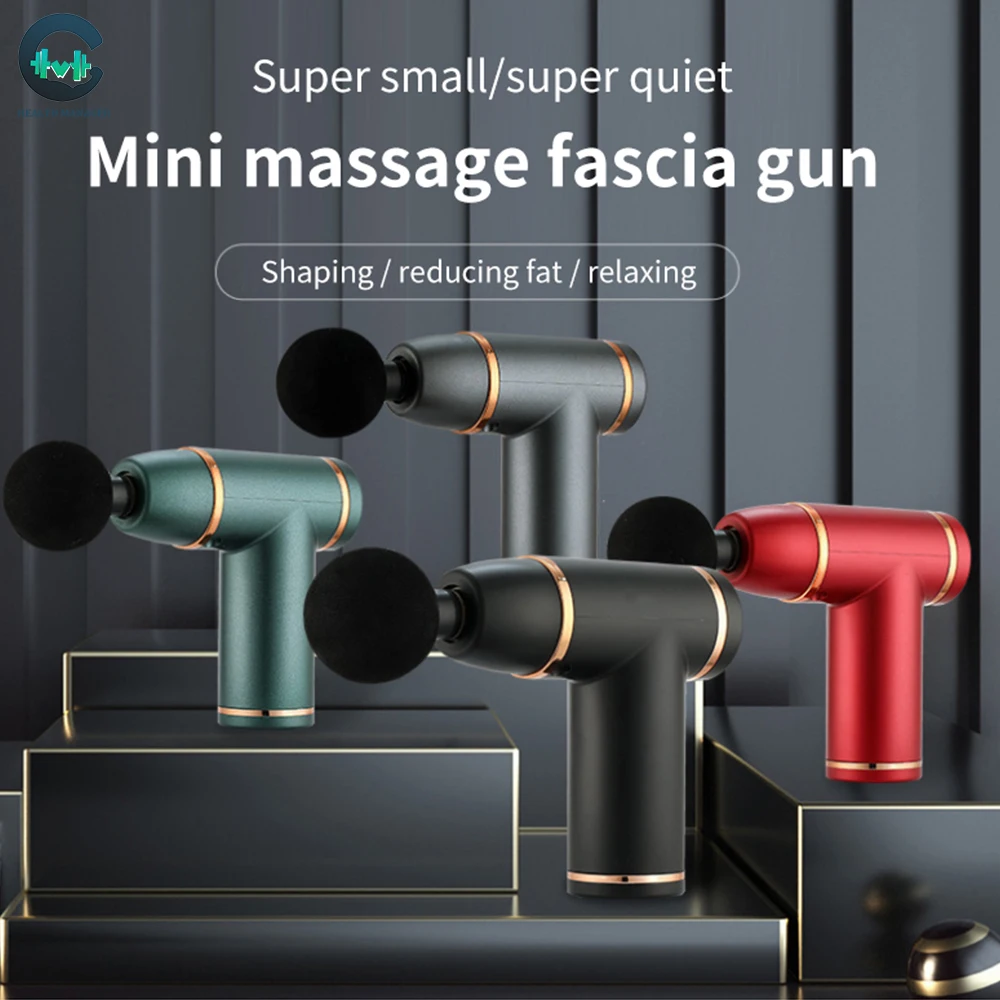 

【Health Manager】Mini Massage Gun Deep Tissue Muscle Neck Muscle Massager Slimming Body Muscle Fitness Percussion Pain Relief