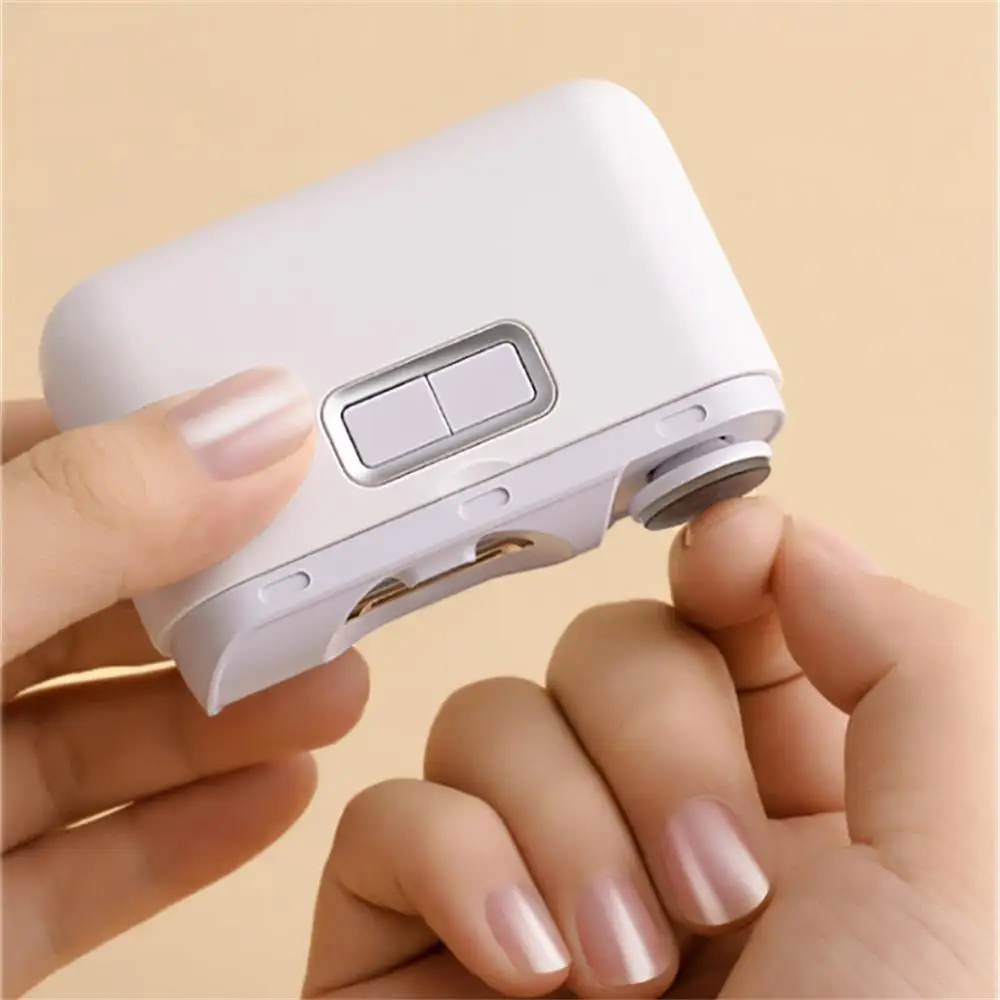 

Электрическая машинка для стрижки ногтей, профессиональный триммер 2 в 1 с USB-зарядкой и автоматическим освещением для детей и взрослых