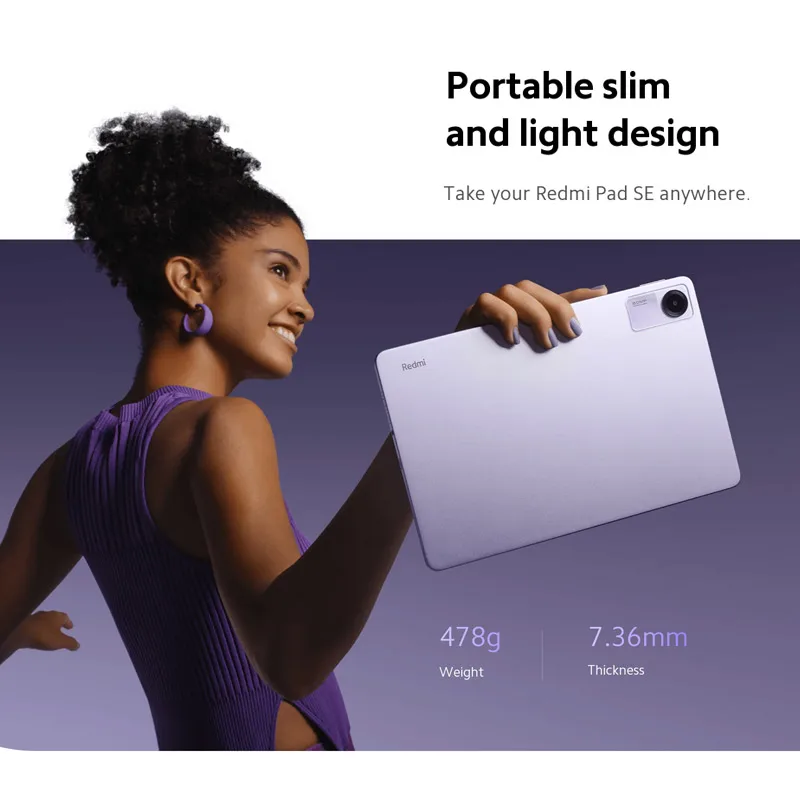 Global Version Xiaomi Redmi Pad SE Snapdragon 680 8GB RAM 256GB ROM Mi Tablet Quad speakers Dolby Atmos 90Hz 11" Display 8000mAh 5