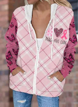 Women's Spring and autumn casual elegant loose butterfly print long sleeve zipper thin coat