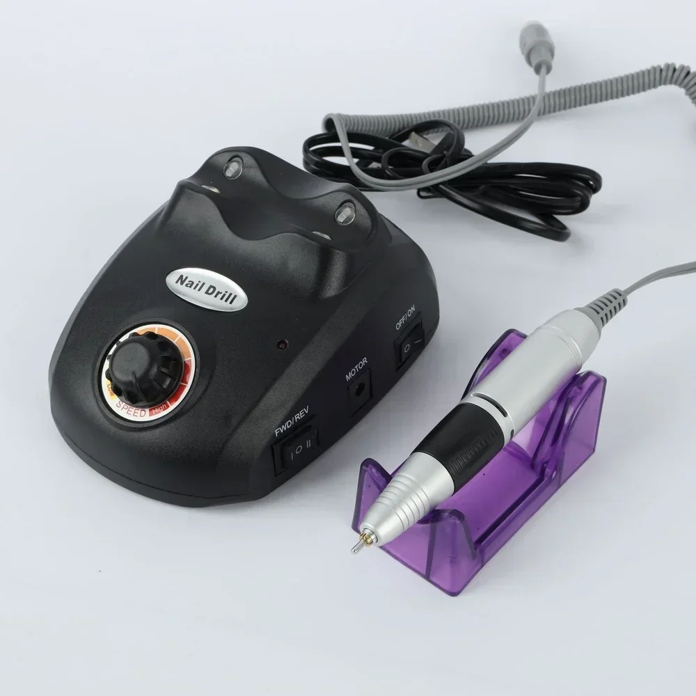 20W 35000RPM 전기 매니큐어 기계 드릴, 커터가 있는 네일 키트 도구, 밀링 커터, 파일 아트