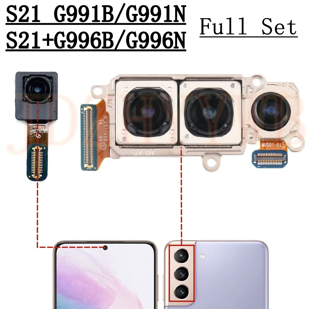 High-Resolution 64 MP Front and Rear Camera Module with Wide-Angle Feature