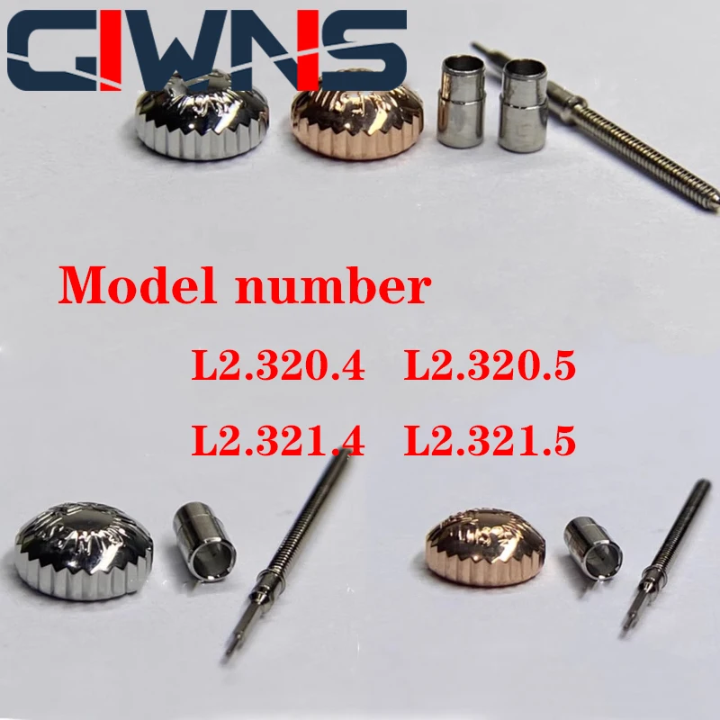 Accessori Per Asta Corona Testa Orologio Per Longines Record L2.321 L2.320