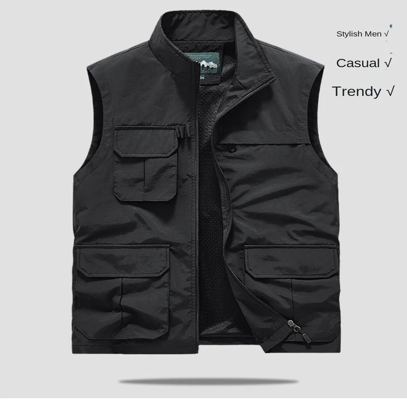 

Мужские куртки, жилет, весна-лето, мужская куртка без рукавов, пальто, военные тактические охотничьи сетчатые жилеты, одежда, бесплатная доставка