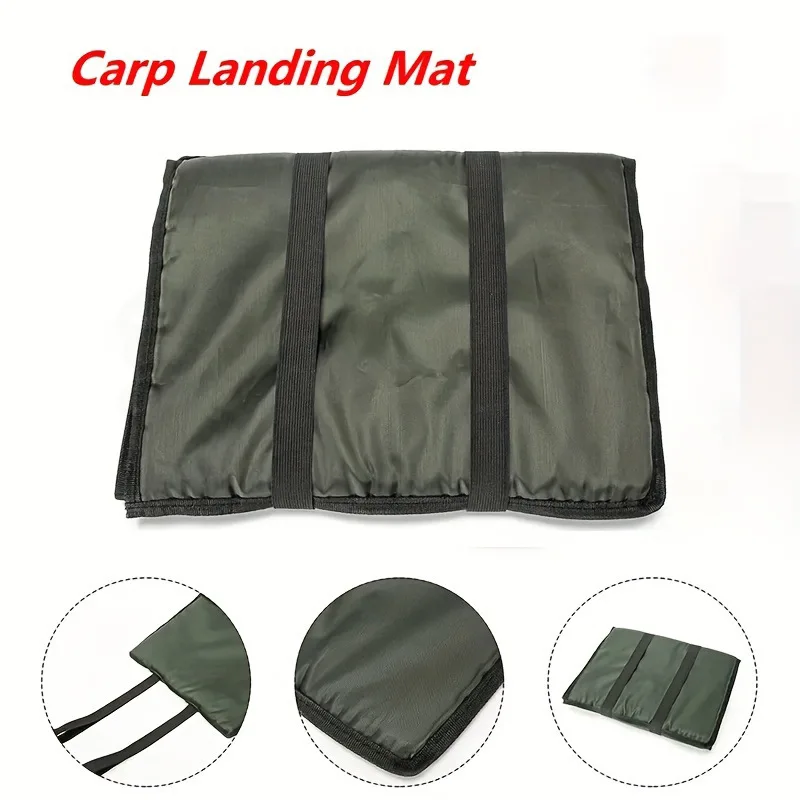 Multipurpose Outdoor Unhooking Pad Comfort-Grip Foldable Fishing Mat with Breathable Sponge Cushion Carp Fishing Accessories