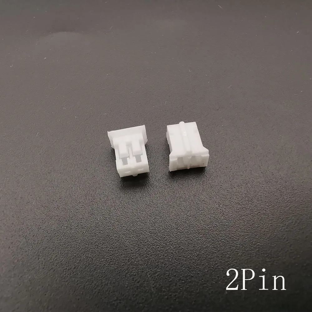 100-Pack PH 2.0 Pitch 2-Pin Male and Female Housing Electrical Wire Connectors