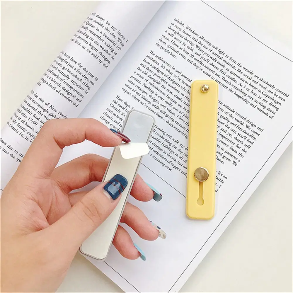 1pc Bonbon farbe Silikon Telefon faul Halter Push Pull Finger griff Ständer Ring für Telefon hülle Universal Telefon halter – Detail 7