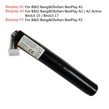 Batteria ad alta capacità per batterie per altoparlanti B&O Bang&Olufsen BeoLit 15 /BeoLit 17 / BeoPlay A2 A1 P2 /BeoPlay A2 Active Player