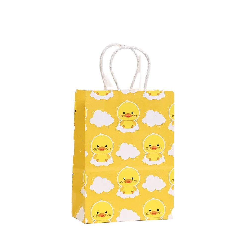 LPZHI Yellow Duck Gift Bags, Cute Duckling-Themed Party Tote Bags for Sweets, Candy, Sm... - SKU YDGB1206 - UGI Packaging