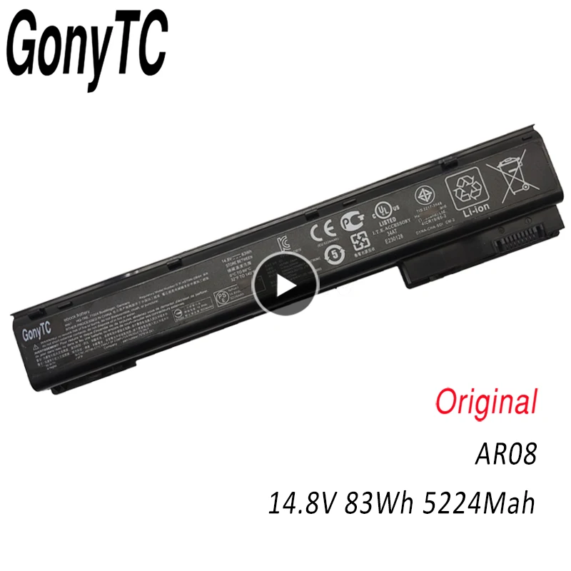 

Аккумулятор для ноутбука AR08 AR08XL, 707614-121, 707615-141 Φ для HP ZBook 15 17 Series G1 G2