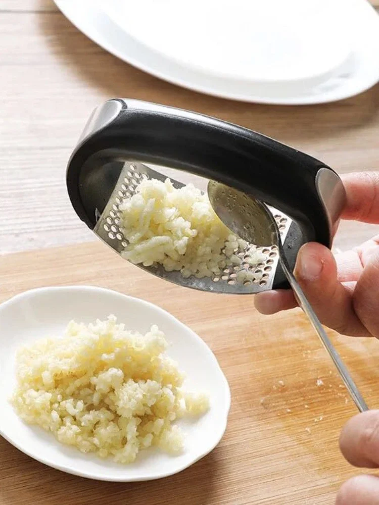 Stainless Steel Garlic Press 2