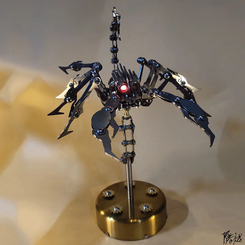 insectes-mecaniques-steampunk-ornements-en-acier-inoxydable-modele-assemble-metal-livraison-directe-modeles-finis