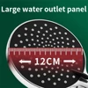 1 Piece Bathroom Handheld Shower Pressurized Helper 3 Functions High Pressure Water-Saving Shower Head Bathroom Accessories 2