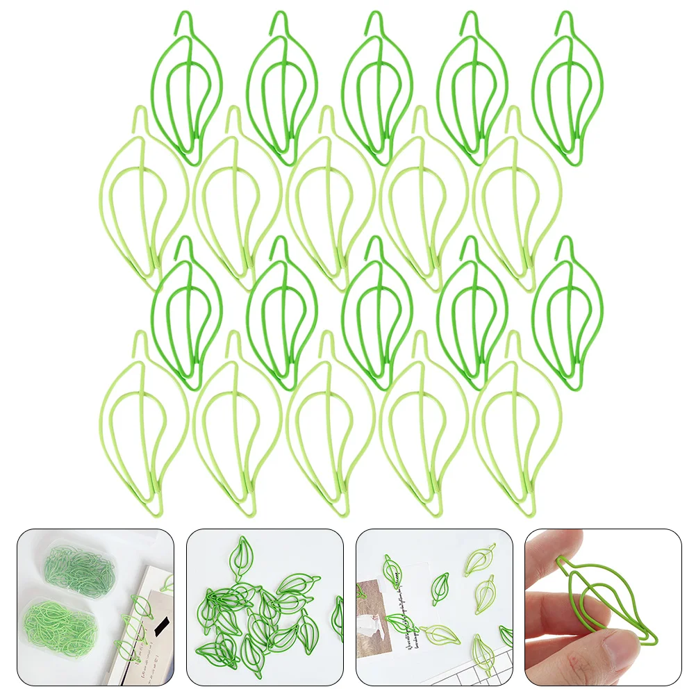

Ciieeo File Folders Mini Binder 30Pcs Paper Clip Metal Bookmark Cute Paper Clips