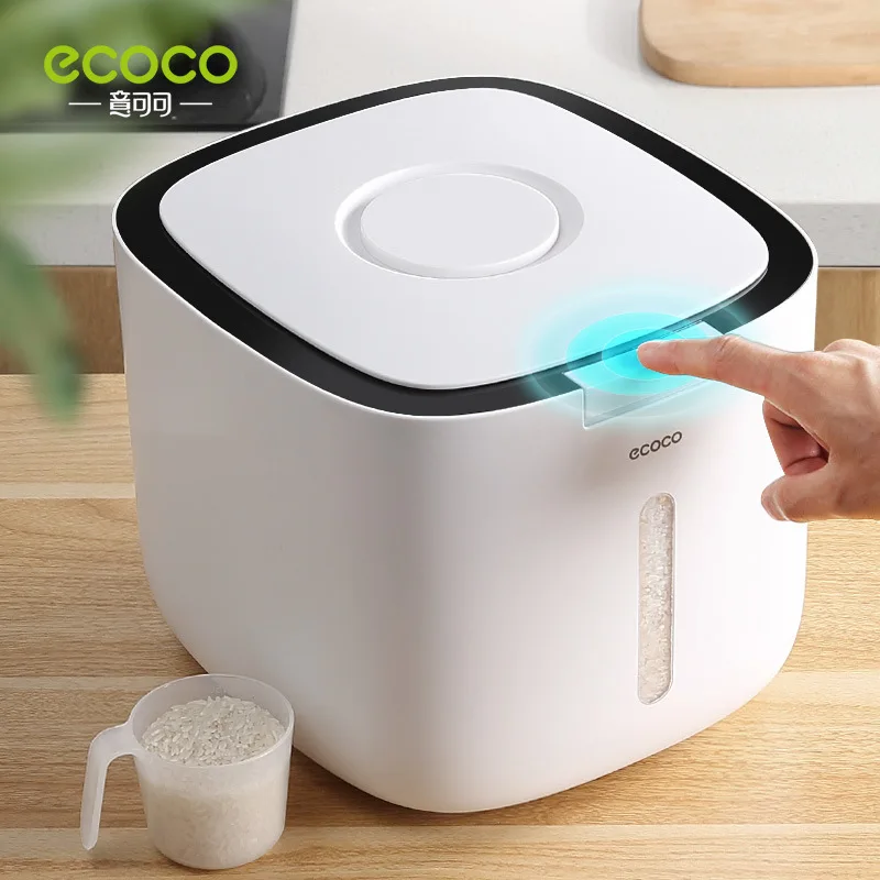 ECOCO 5/10KG Kitchen Nano Bucket Insect-proof Moisture-proof 