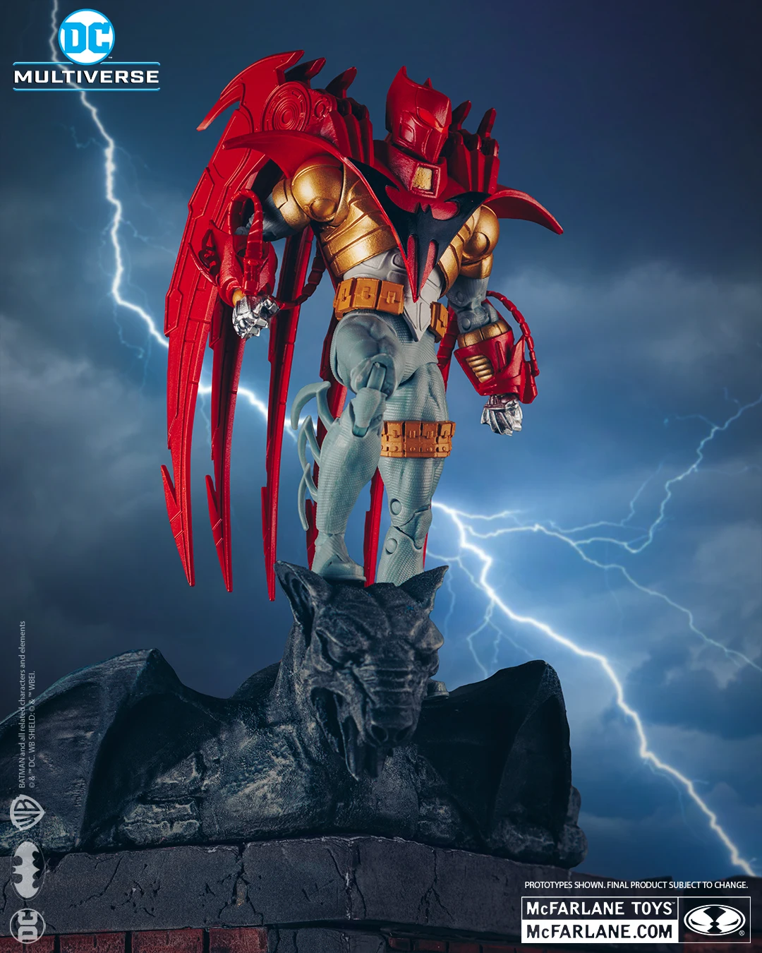 Mcfarland Toys Azrael (Batman Armor) Di Batman: Knightsend Dc Multitverse 7 Pollici Mobile Figure Figure Figure Collection