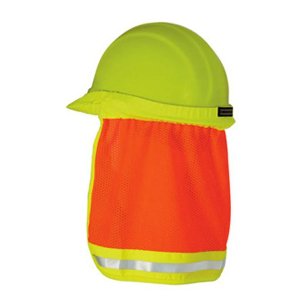 Safety Helmet New Summer Sun Shade Safety Hard Hat Neck Shield Helmets Reflective Stripe Outdoor Work Supplies