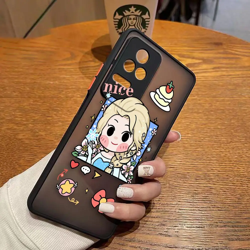 thumbnail image 1 of Funda mate para Redmi A1 K50 K40 GAMING K30 K20 10X 10C 10 9C 9T 9A 9 8 PRO 4G 5G Funda Coque Shell dibujos animados Anime Blancanieves, 1 of 5