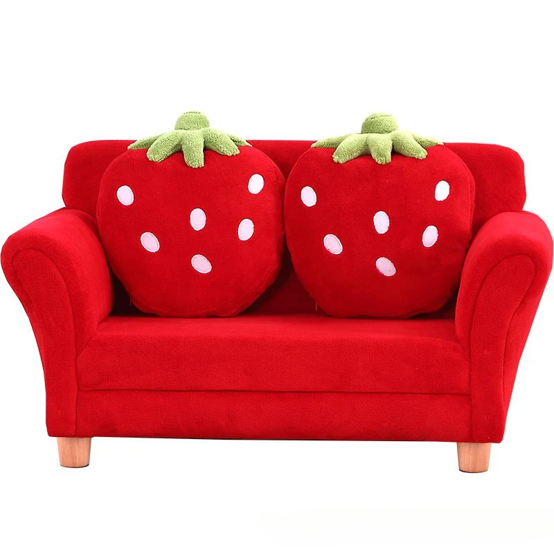 

Children's sofa cute cartoon fabric strawberry sofa modern Korean tatami combination baby sofa special offer
